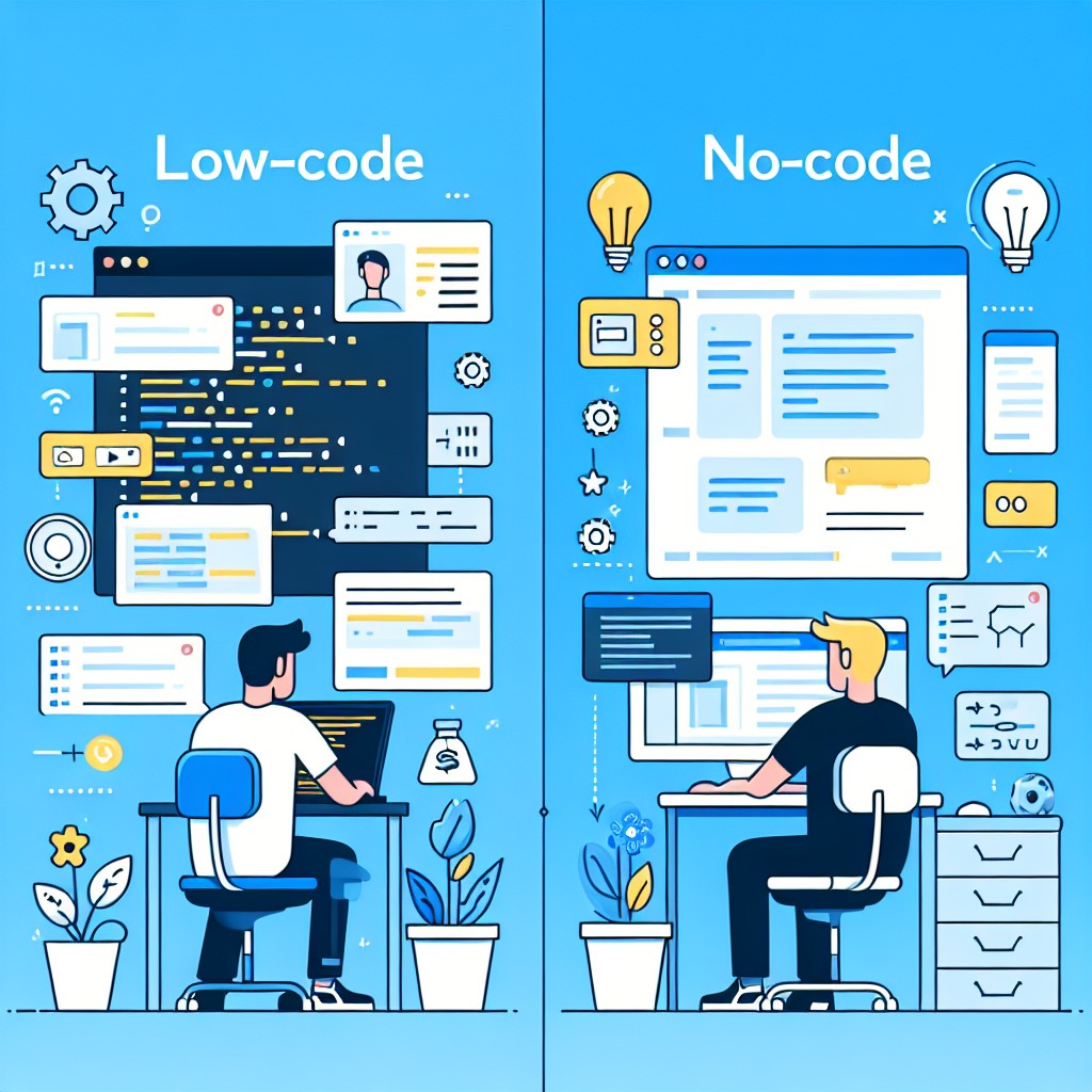Czym różni się podejście low-code od no-code?